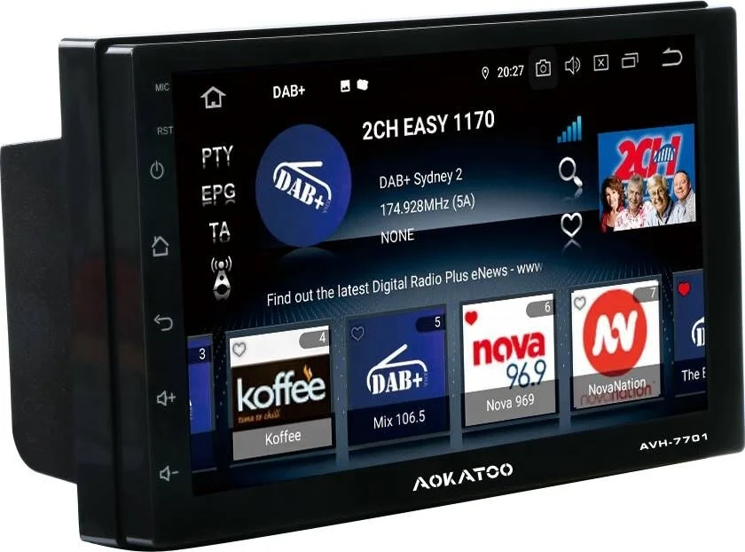 Pioneer 2-диновая 7-дюймовая Автомагнитола Android MP4 со встроенным GPS с поддержкой Bluetooth и емкостным экраном Wi-Fi TFT