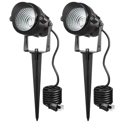 Умные светодиодные Ландшафтные светильники с изменением цвета RGB светодиодный садовый светильник для дорожек подставкой-шипами и ландшафтный