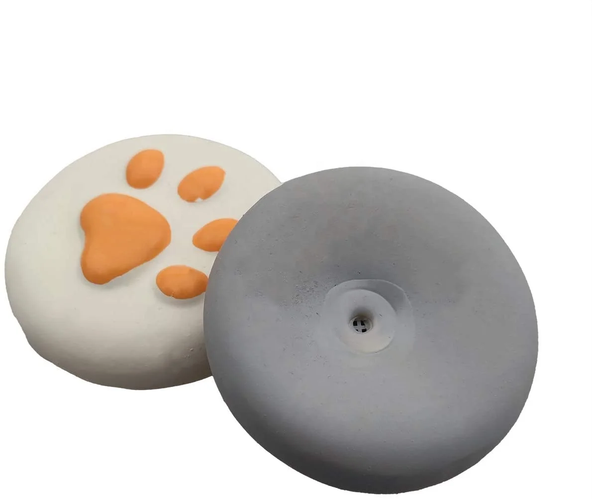 wholesale free sample customized design rubber latex squeaky donut shape dog chew toys pet toys