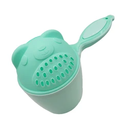 Cute Cartoon Toddle Shampoo Cup Children Bathing Bailer Baby Shower Spoons Child Washing Hair Cup Kids Bath Tool