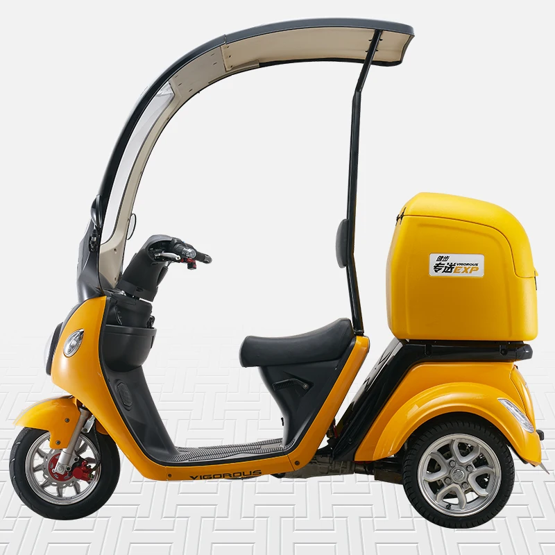 A30 60 Volt 2000 Watt Electric Tricycle Scooter Bike Wholesale From China with Big Cooler Box for Adult