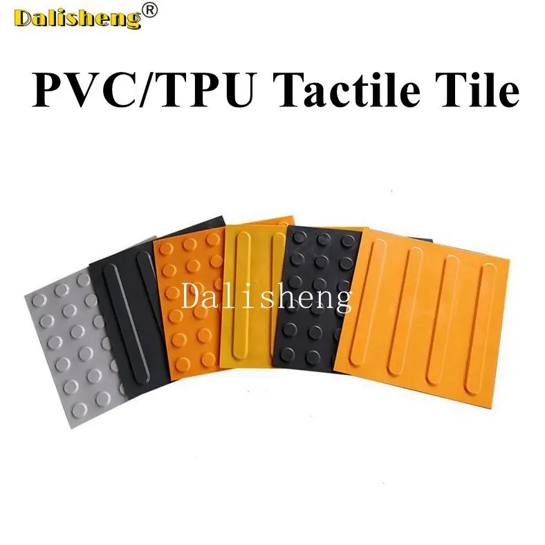 Safety PVC Rubber Tactile Tiles For Blind Tactile Paving Tile