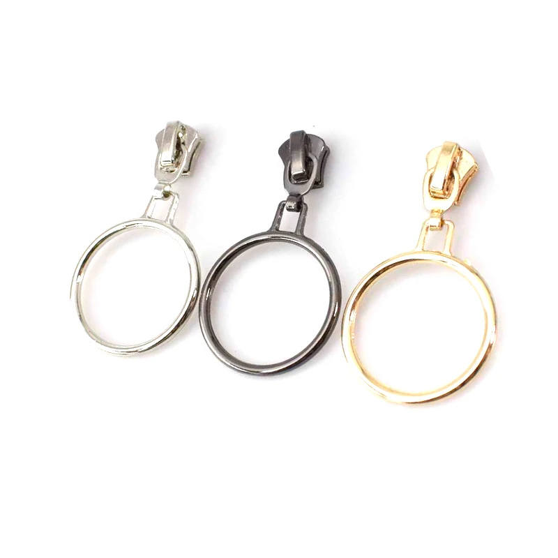 Good Price Factory Direct Supply Ring slider zipper Ring Zipper Puller Pull