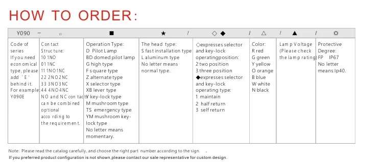 ONPOW 2 position selector switch(Y090-10XB-21,22MM,CE,VDE,ROHS)