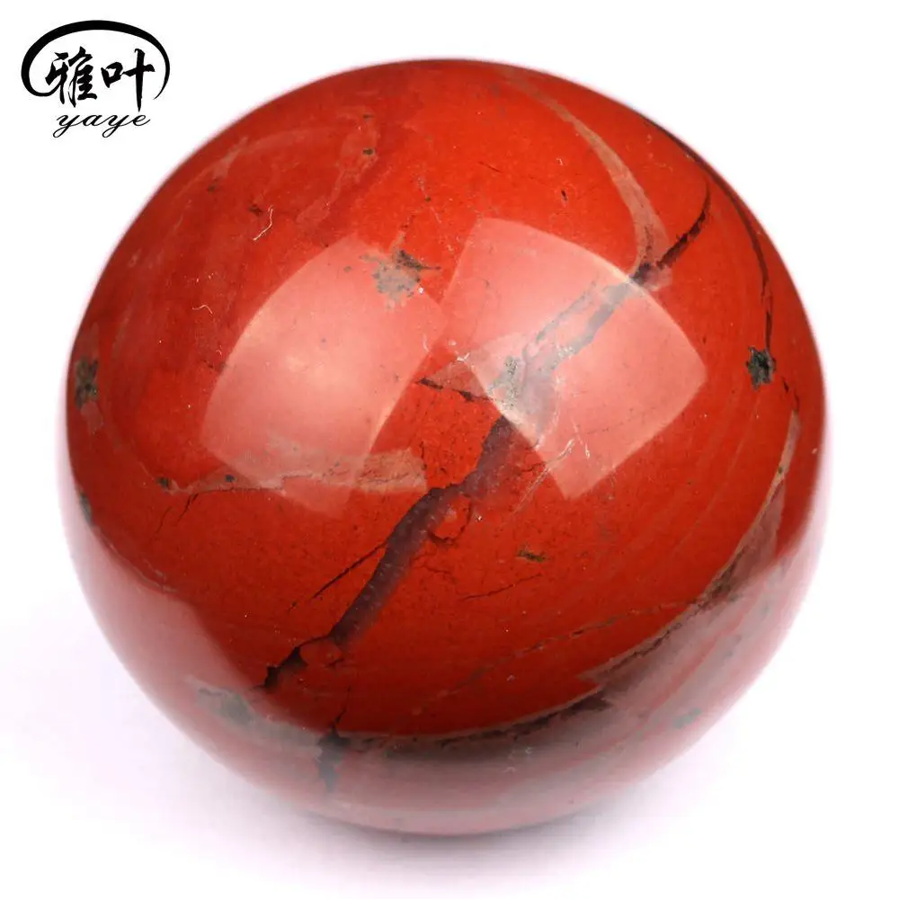 Wholesale Nature Stone Ball Stone Sphere Red Jasper Crystal Ball