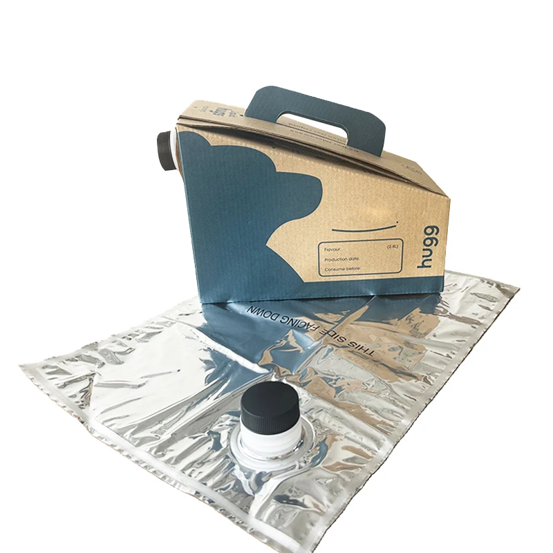 Custom Corrugated To Go Container disposable paper coffee box dispenser with Handle and Lids for Hot Cold Bulk Beverage Catering