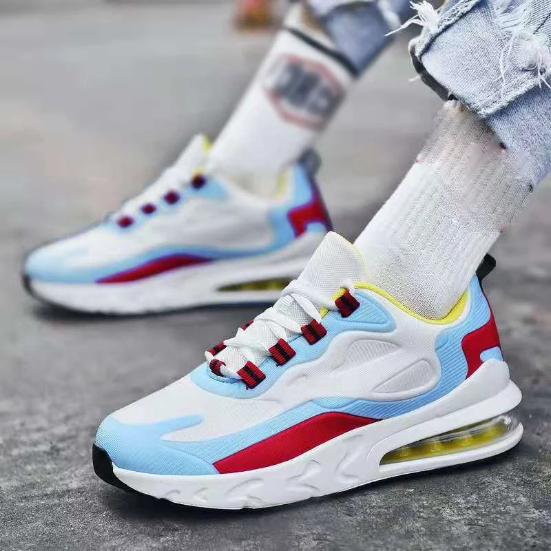 Wholesale Promotion Mesh Comfortable Basketball Running Air Cushion Anti Slip Casual Sneakers Light Breathable Luxury Shoes Men