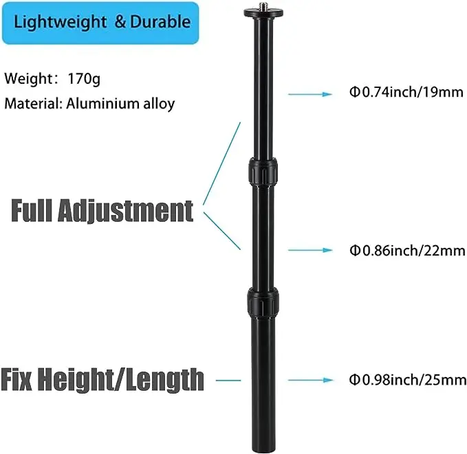 Portable Shooting Rest Lightweight Aluminum Compact Cast Construction Bench Stand with Removable 360 Rotate