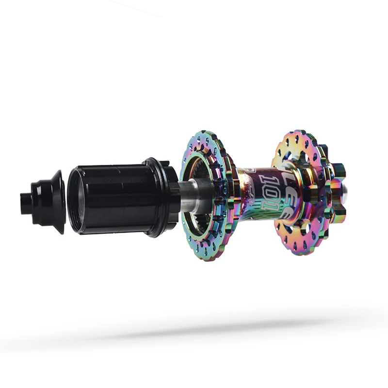Rainbow 32 Hole bicycle Hub CNC Aluminum Mountain Bike Hub Bicycle Rear Front MTB Hubs