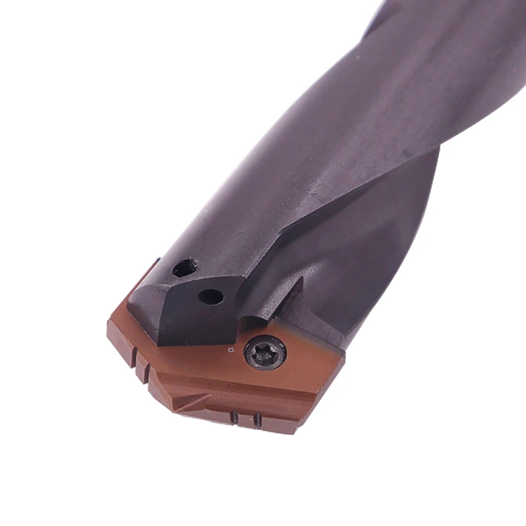 Straight Shank Exchangeable Solid Carbide Insert Spade Drill with Internal Coolant Hole