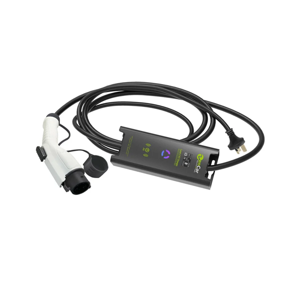 
Зарядное устройство Zencar для электромобилей, 10 А, уровень 2, домашнее портативное зарядное устройство Evse с вилкой Стандарта Австралии 