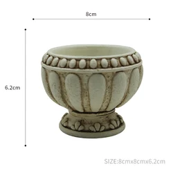 Roogo home 2017 wholesale planter vintage Christmas resin succulent containers flower vases/ flower pot for garden