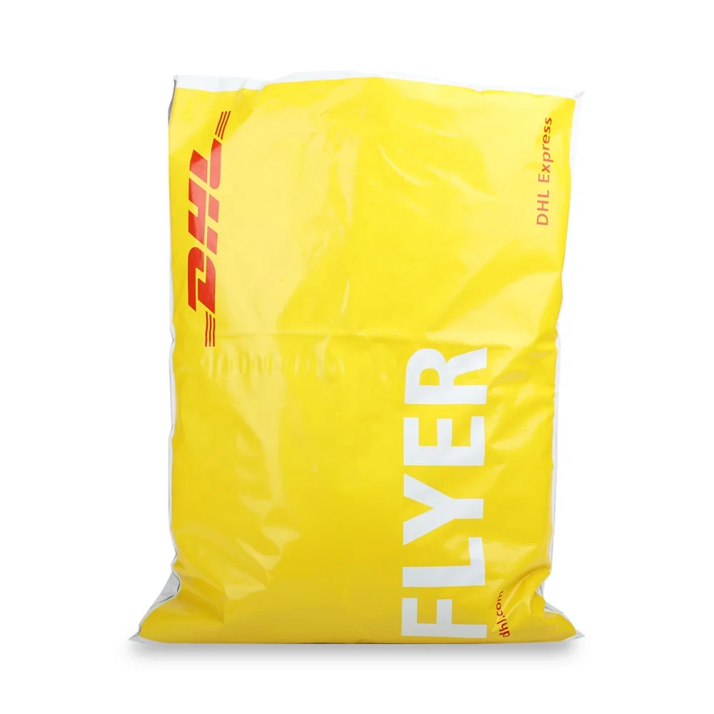 Customized Logo Self-Adhesive Waterproof Express Bag DHL Plastic Courier Bag Plastic Packaging Bag