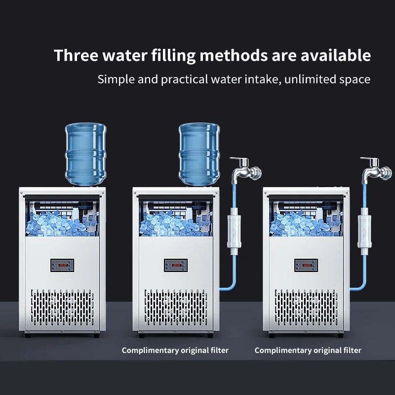 Commercial Big Capacity Dry Cube Ice Making Machine Small Block Ice Machine Ice Cube Maker Machine