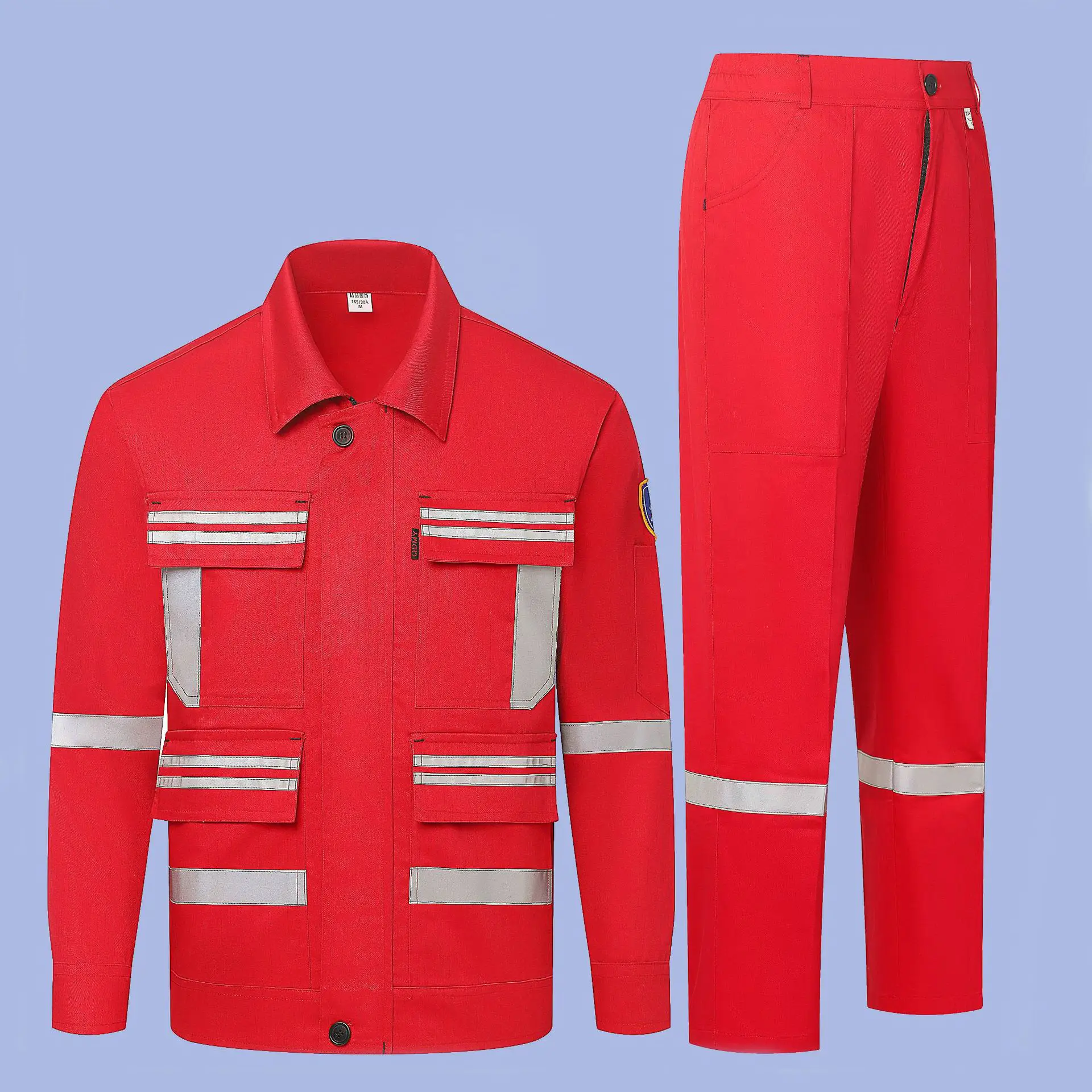 Long Sleeves Welder Weldin g FR Flame Retardant Anti Static Workwear Work Clothes For Men