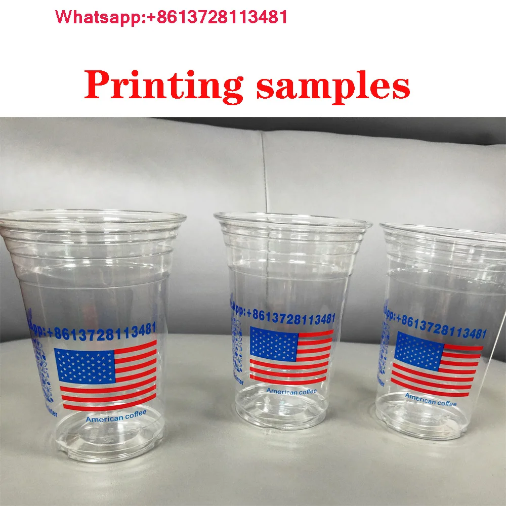Auto printer for cup screen printing machine for plastic cup paper cup