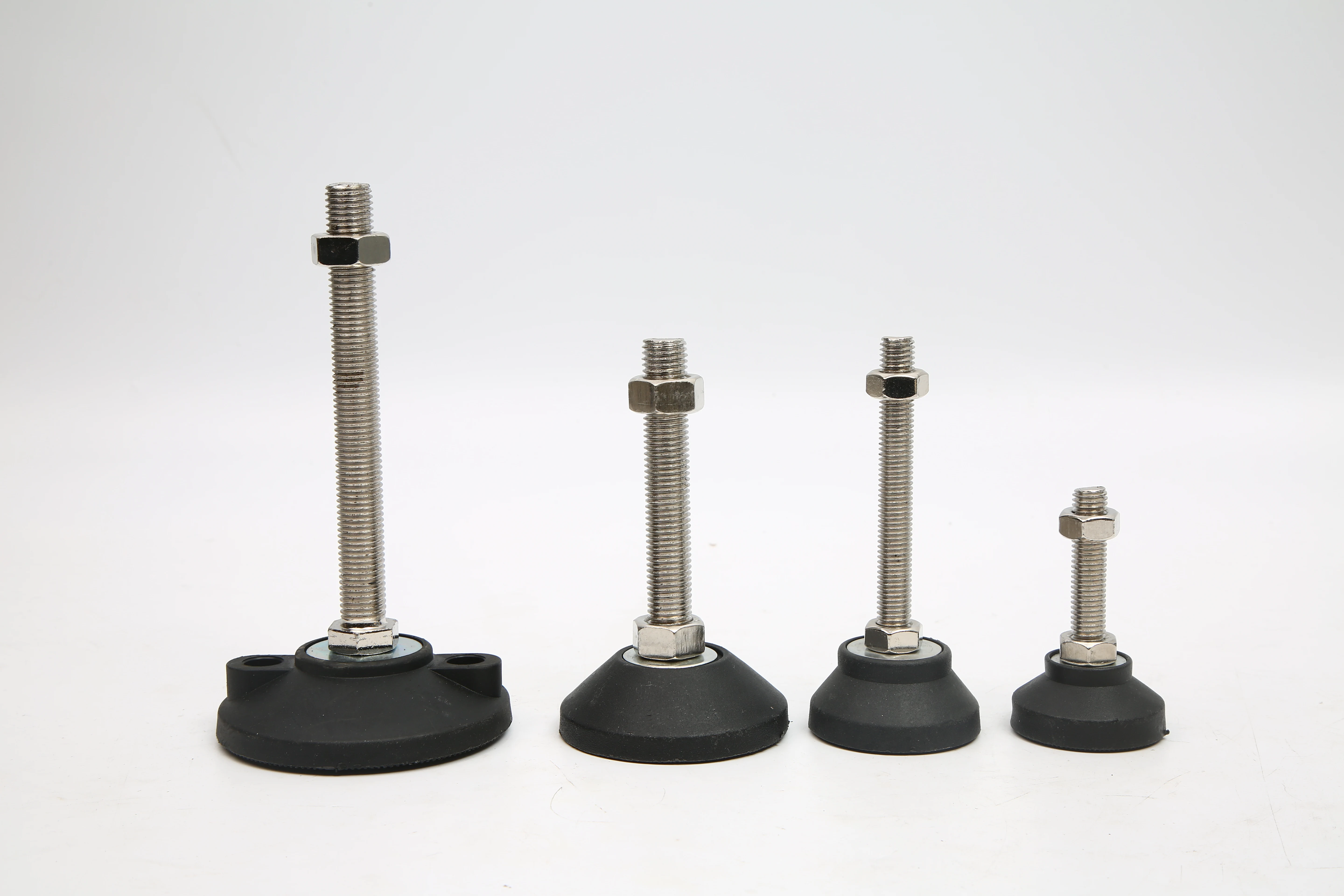 Nylon Fixed Round Plastic Furniture Adjustable Leveling Feet M4 M5 M6 M8 M10