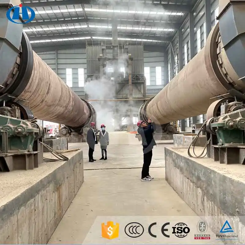 China Small Scale Construction Cement Plant Calcination Rotary Kiln