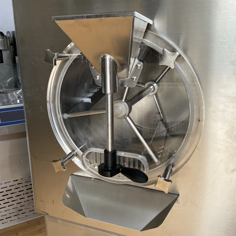 Small Hard Ice Cream Machine Home Rolls Flavors Machines for Sale Vending Stainless Steel Continuous Batch Freezer Hard Gelato