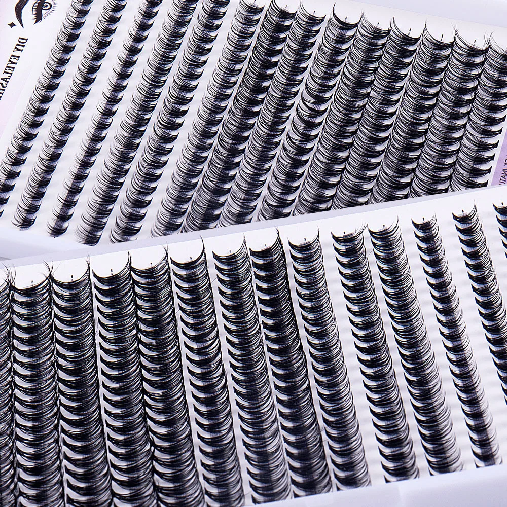 Wholesale New Segment Diy Lash Extension Kit Private Label Individual Lash Cluster Extensions D Curl Cluster Eyelash