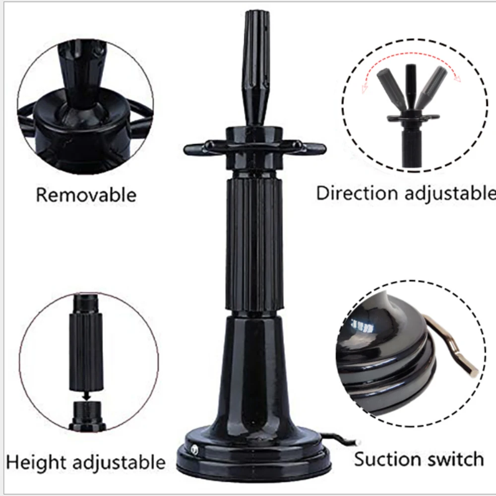 Hair Salon Equipment Mannequin Table Holder Adjustable Table Clamp Stand For Training Head