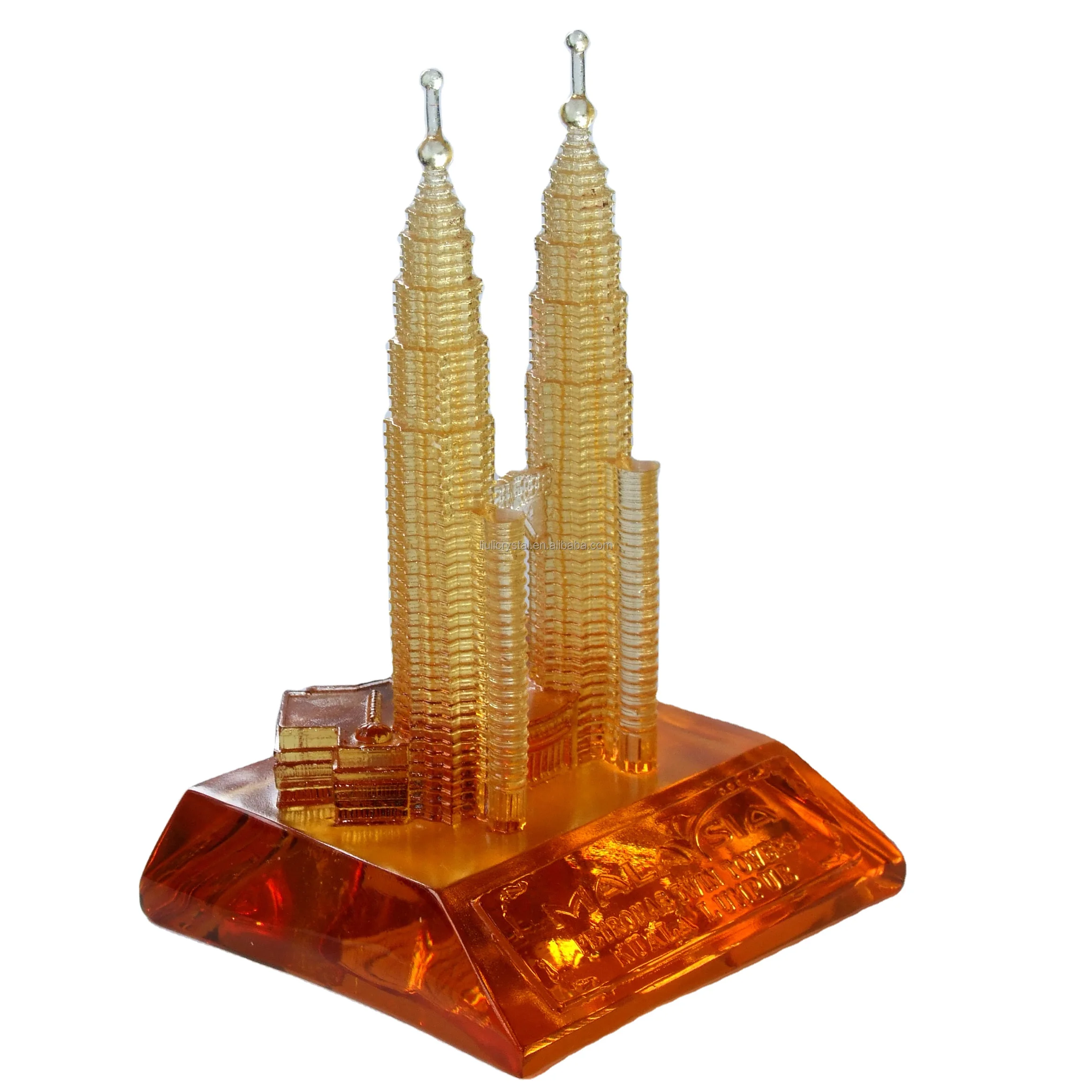 Direct Factory Casting Crystal Scale Miniature Buildings Model 3D Tower Accept Customization