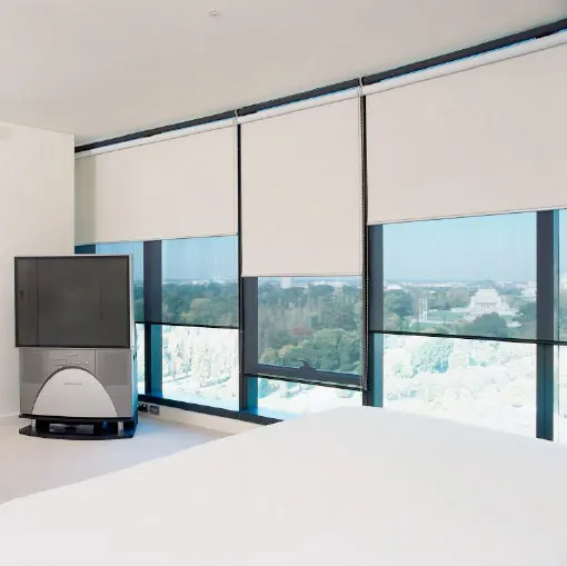 Blackout Polyester roller blind fabric Window Curtain Fabric  for home using