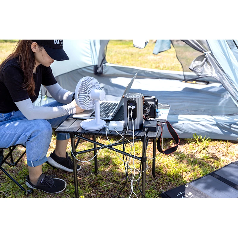 high performance 24000mAh portable power solar energy 80w ac output power supply 18650 lithium batteries power bank