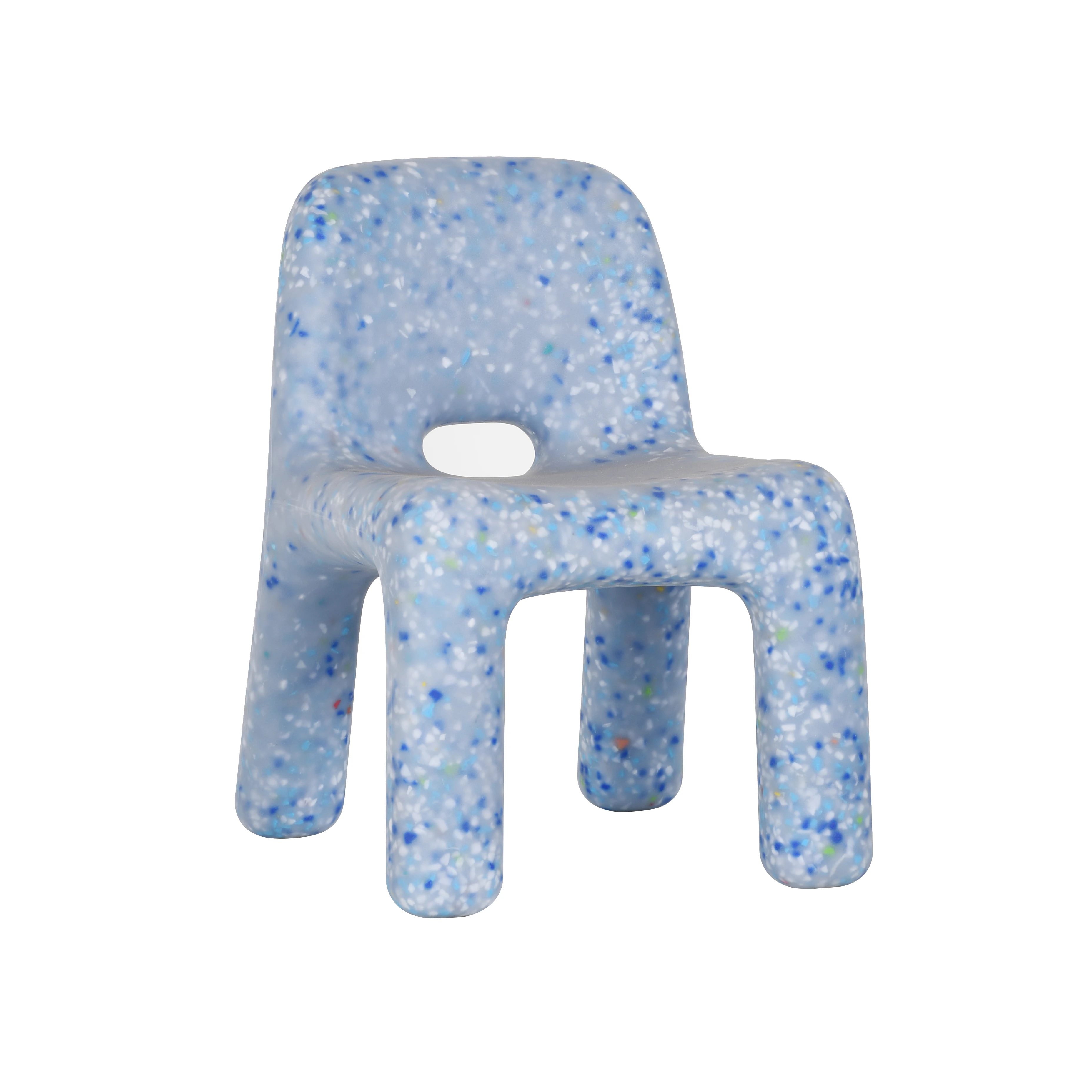 Simplicity has an original and mysterious beauty Durable Eco Materials Modern High-quality Rotational Plastic Chair