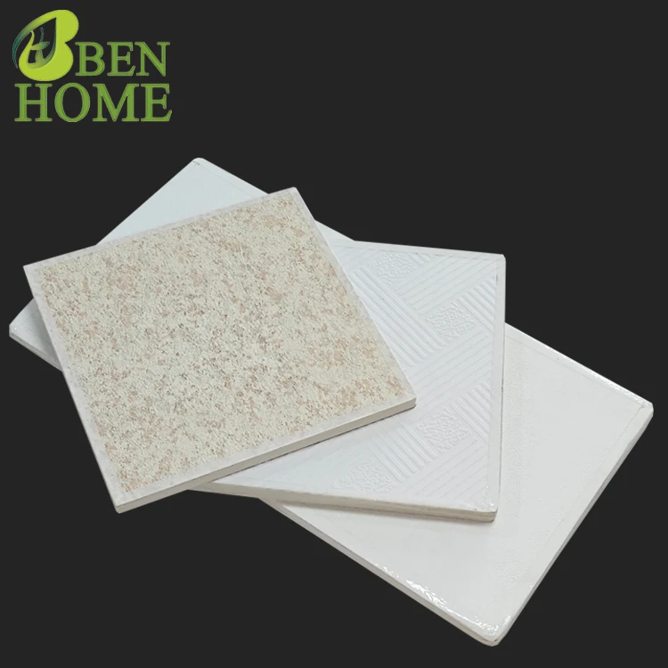 Laminated PVC Gypsum Board Waterproof False Ceiling Tiles Price