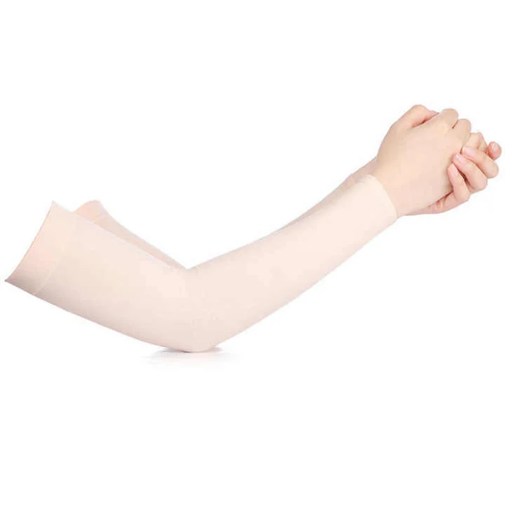 Wholesale 2Pcs Arm Sleeves Warmers Sports Sleeve Sun UV Protection Hand Cover Cooling Warmer Running Fishing Cycling