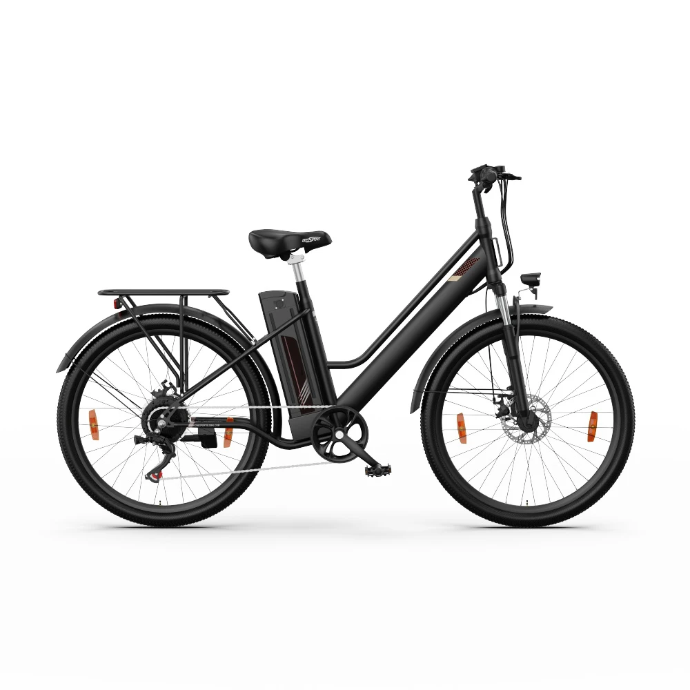 Australia Ananda 350w Motor Fat Tire Electric Bike  350w 48v Moped Style Electric Mountain Bike