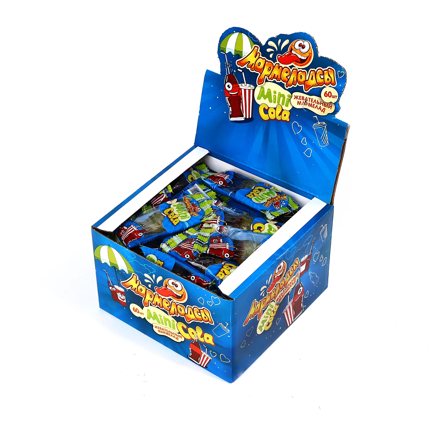 Wholesale Private Label Halal Gummy Jelly Candy Tasty Cola Sweets