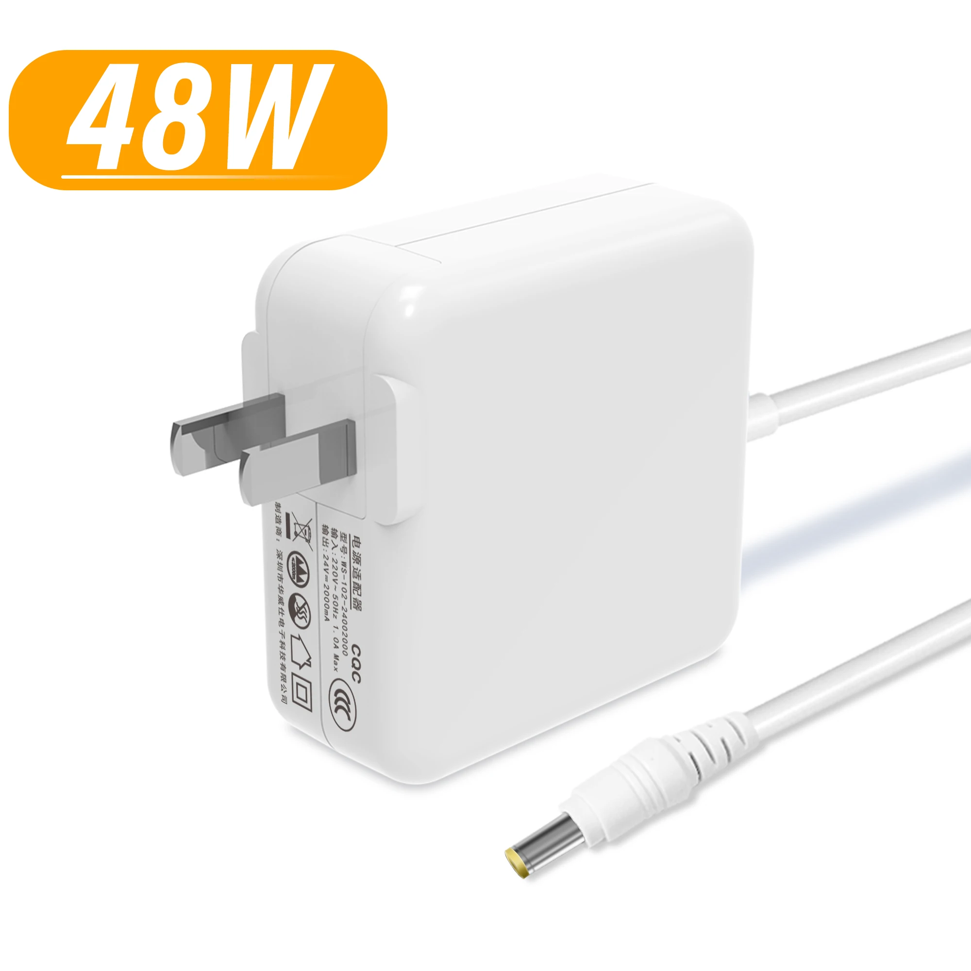 Pass CCC 12V DC Power Supply Adapter 12 Volt 4A 48W AC to DC Converter