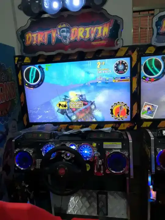 42 Inch Dirty Driving Simulator Racing Arcade Game Machine Simulator Arcade Racing Car Game Machine Car Simulator Driving