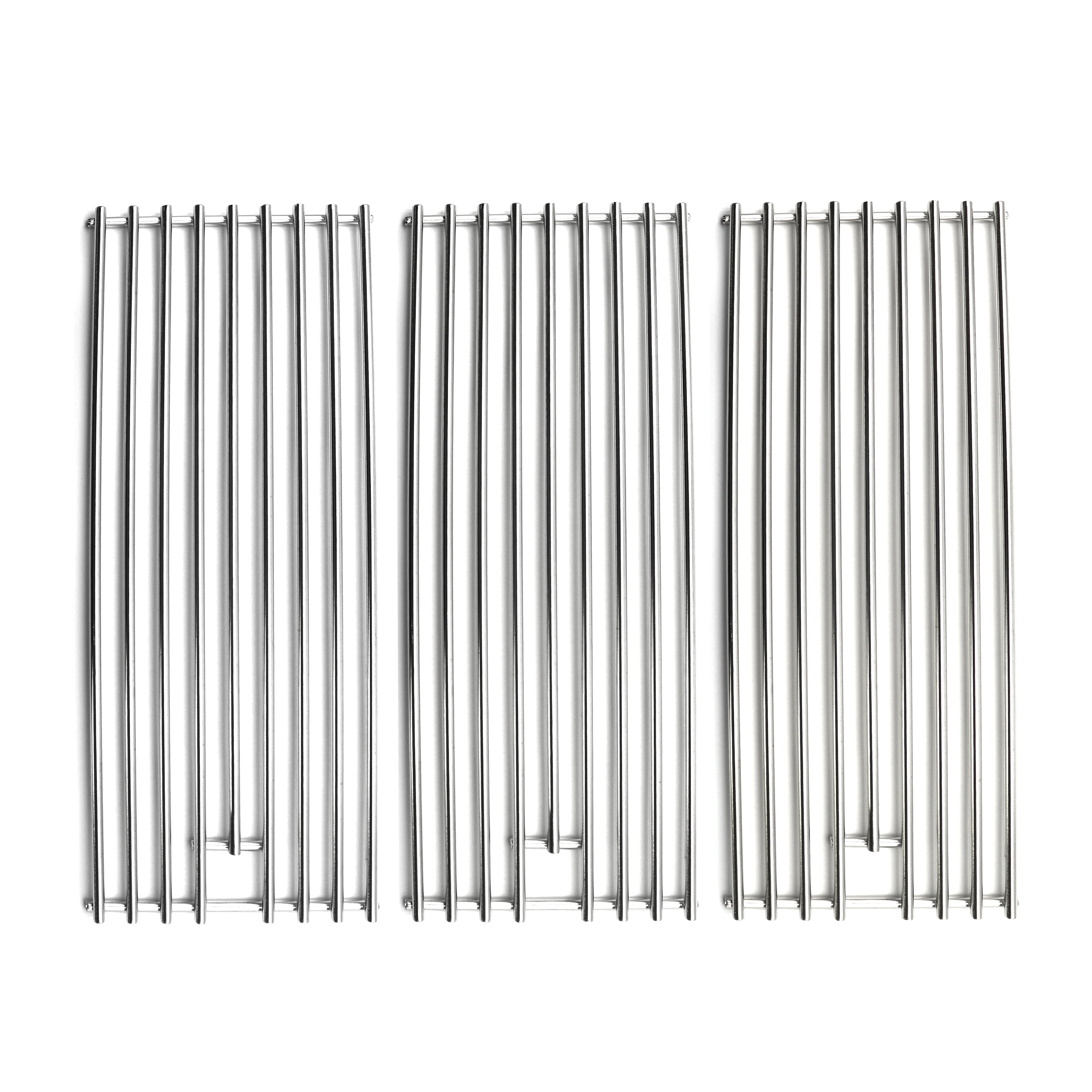12 pieces of metal cooking grille with high quality stainless steel grill mesh