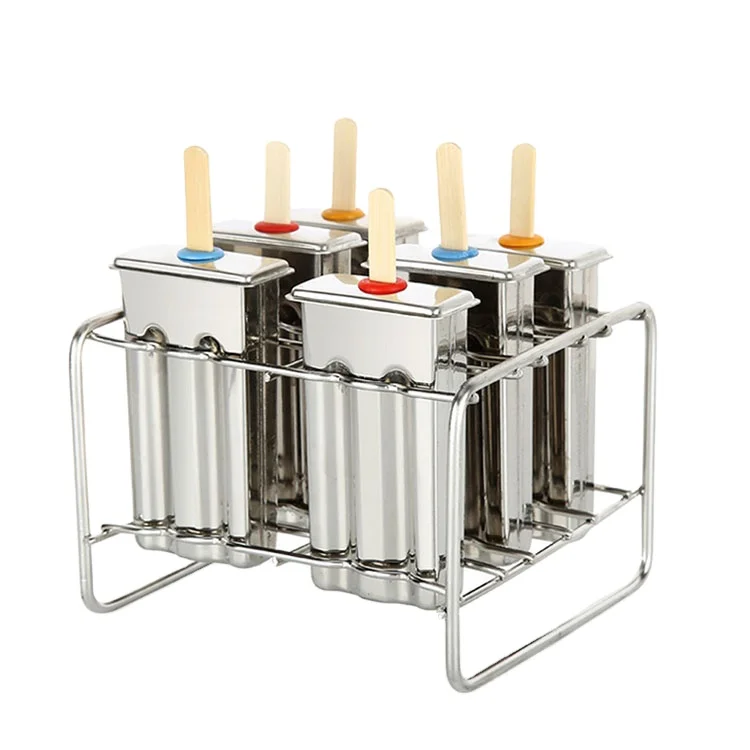 Home use stainless steel ice cream popsicle mold