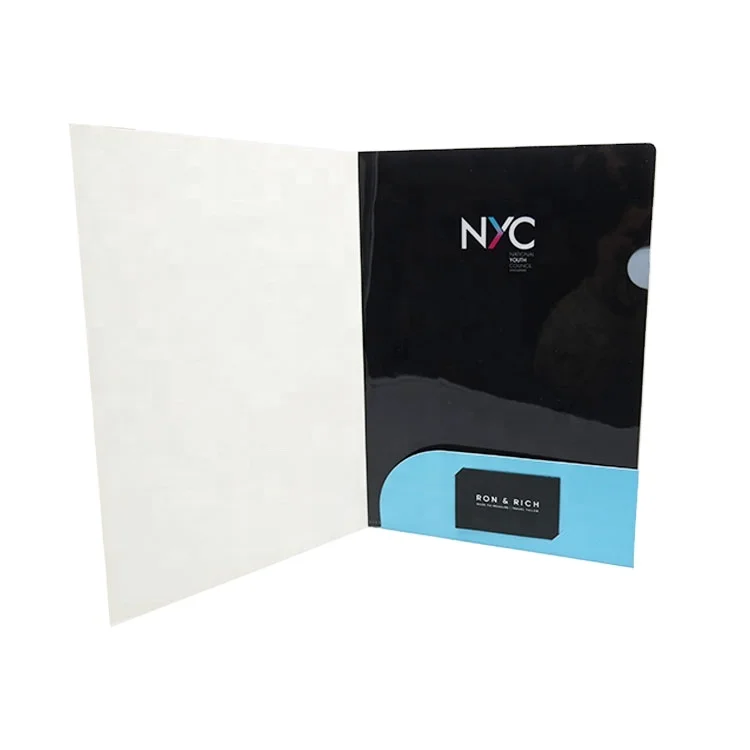 Customize the latest custom logo Eco-friendly folder document folder with full-color branding