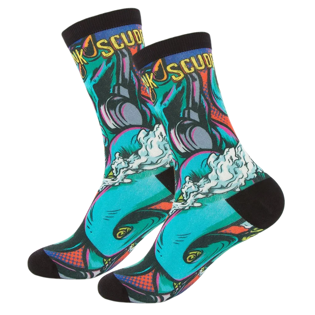 Custom design men cozy bamboo wholesale 360 print socks