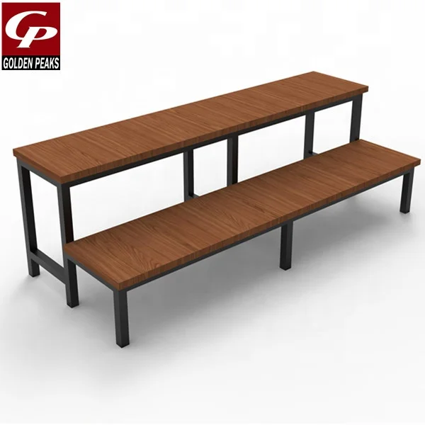 Custom metal garden plant potted 3-layer display shelf flower shop small flower pot storage display rack 06