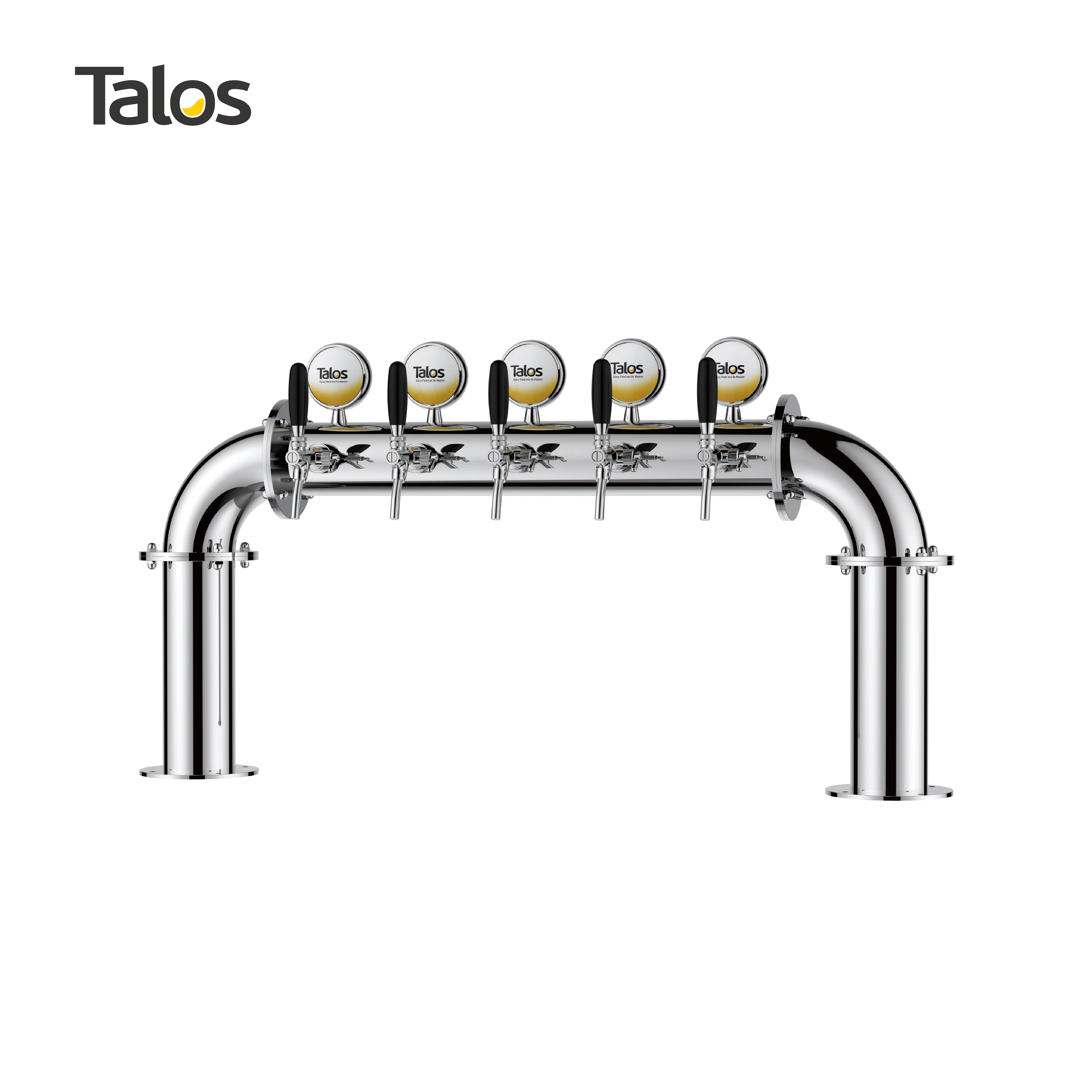 TALOS U Beer Tower SS 5-way 102mm High-grade Pub Equipment