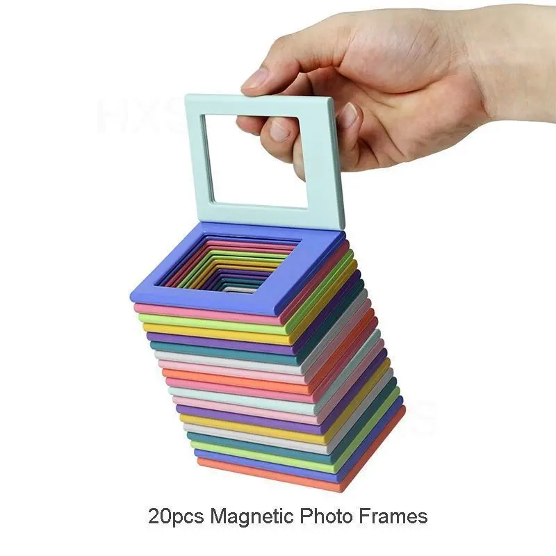 Магнитные фоторамки Polaroid с черной рамкой для стен