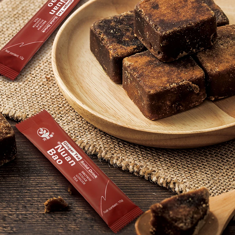 Private label Brown Sugar Ginger Tea powder For Women ovarian health Herbal Womb Detox Fertility Tea To Warm Uterus