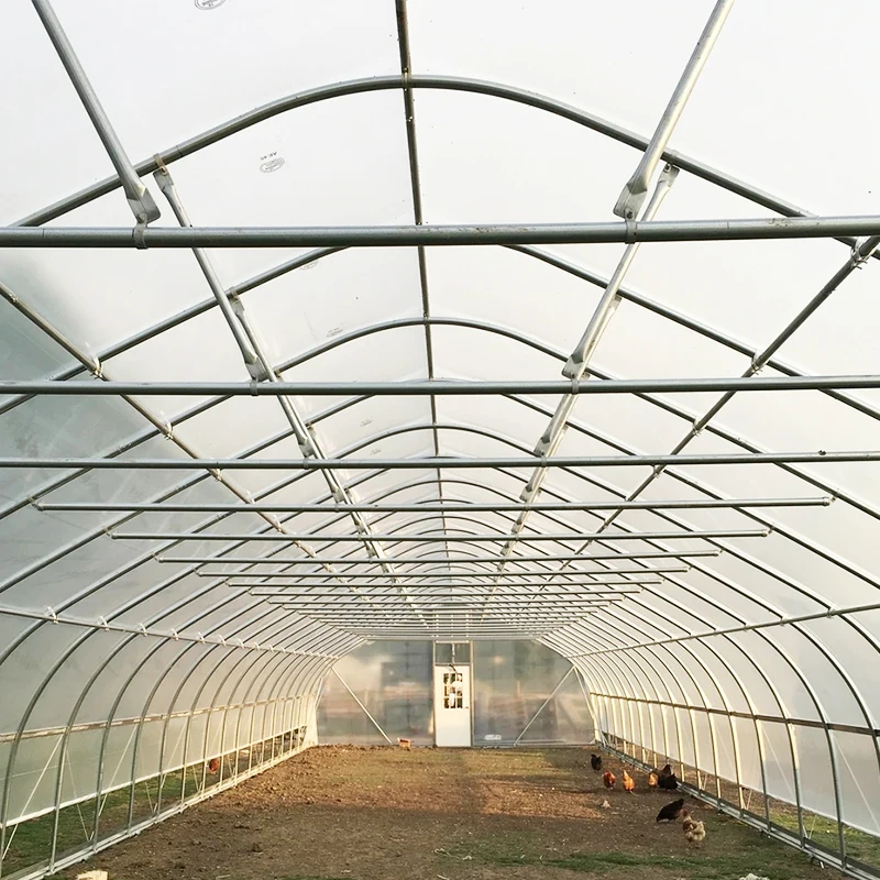 
Single-Layer PO Greenhouse Film Gothic Tunnel Greenhouse 