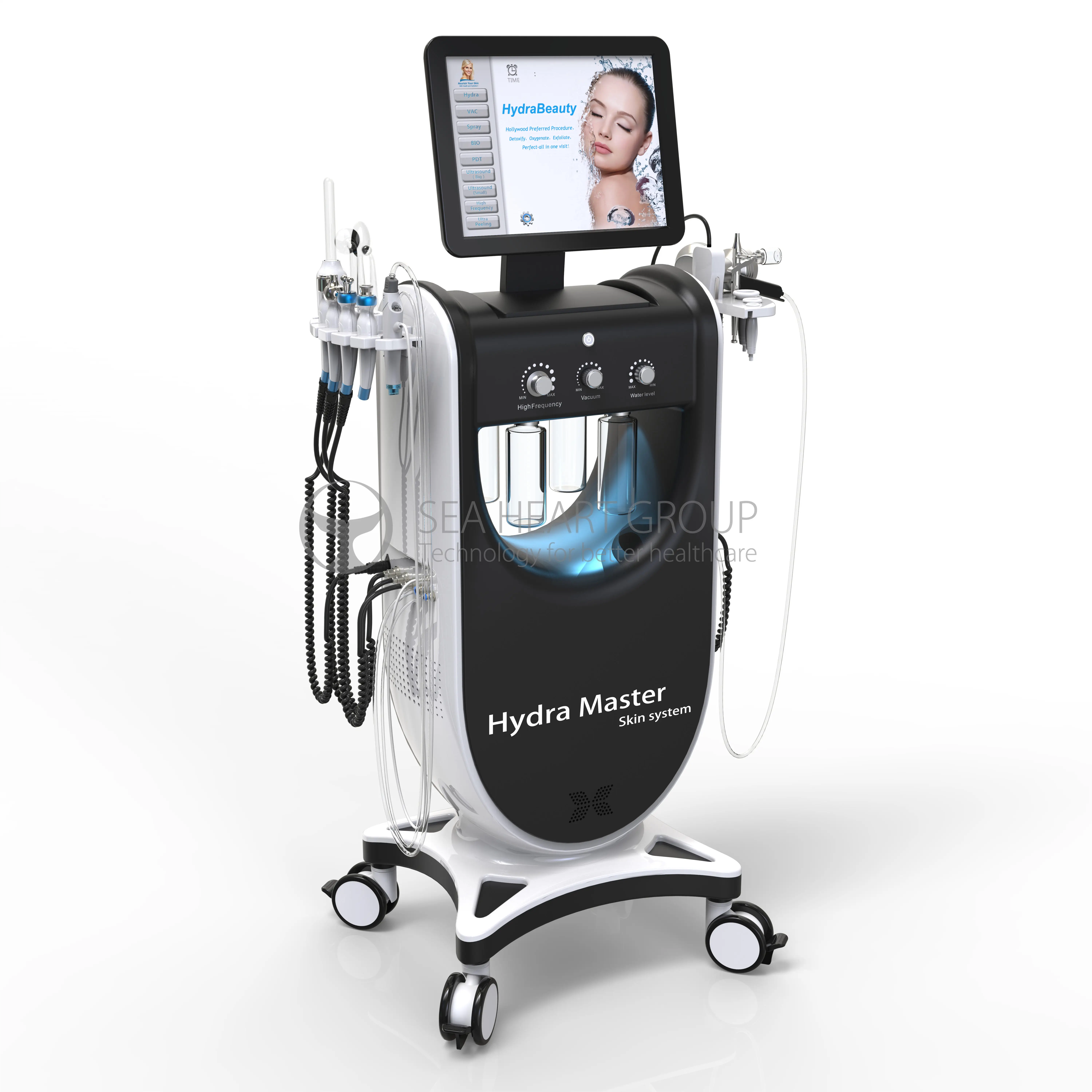 Лидер продаж 2022, гидродермабразия, машина для ухода за лицом 9 в 1, гидро мастер-машина