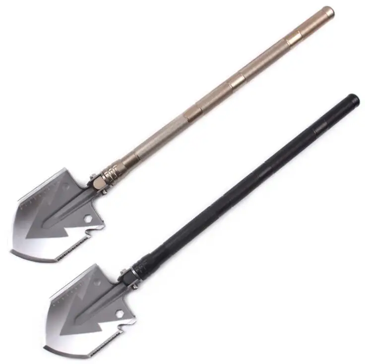 Portable Foldable Stainless Steel Multi-Function Shovel Outdoor Survival Tactical Camping Shovel