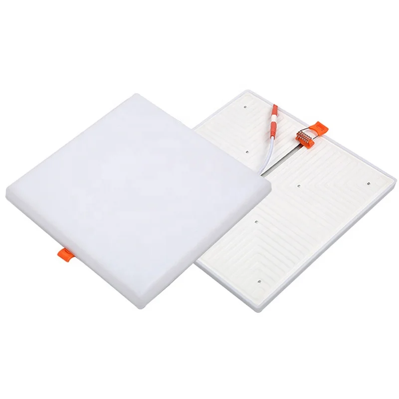 Cutout Hole Size Adjustable Frameless Round Downlight Recessed Square Ceiling 9w 18w 24w 36w Led Panel Light