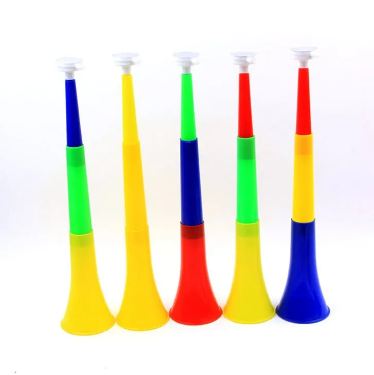 Customized Colorful Noisemakers Plastic Cheer Horn Price Vuvuzela Vuvuzela Afrique Bulk Vuvuzela Vouvouzela Trumpet