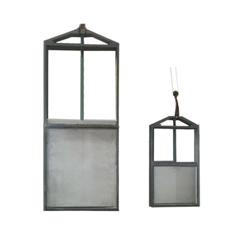 Electro-hydraulic flapper valve Boiler inlet and outlet flue gas baffle door