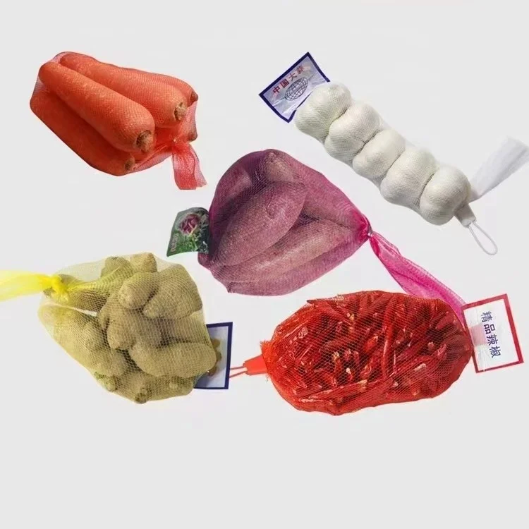 Packaging usage pp woven polypropylene tubular raffia sleeve fabric roll for garlic onions potatoes carrots vegetables